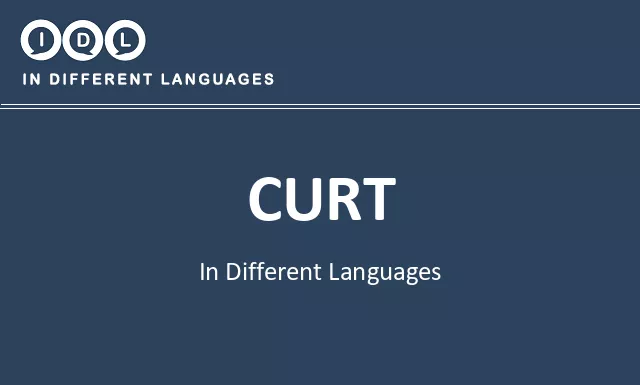 Curt in Different Languages - Image