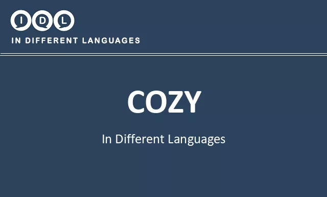 Cozy in Different Languages - Image
