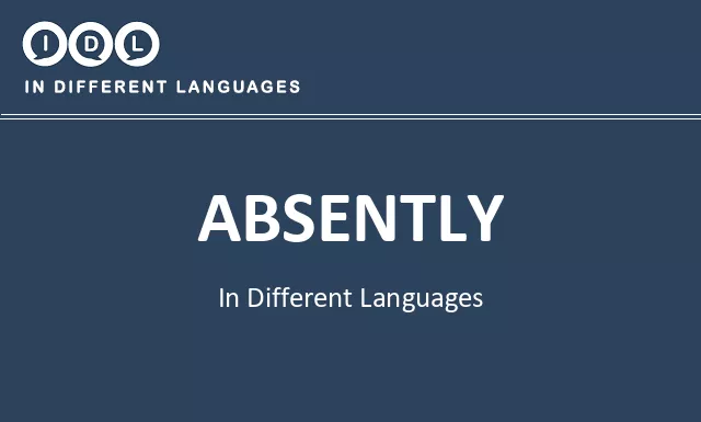 Absently in Different Languages - Image