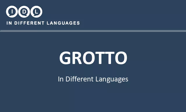 Grotto in Different Languages - Image