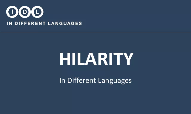 Hilarity in Different Languages - Image