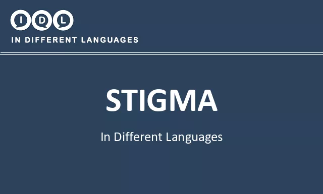 Stigma in Different Languages - Image