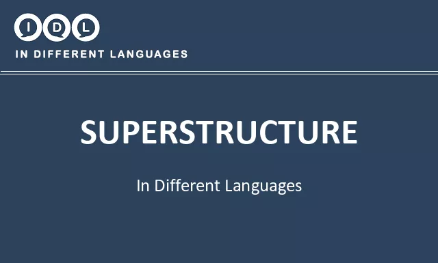Superstructure in Different Languages - Image