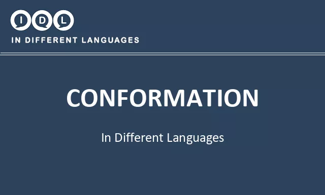 Conformation in Different Languages - Image