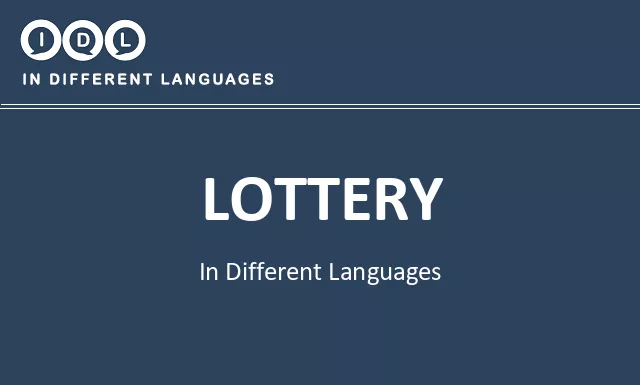 Lottery in Different Languages - Image