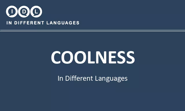Coolness in Different Languages - Image