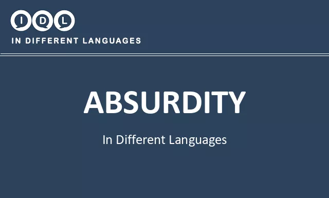 Absurdity in Different Languages - Image